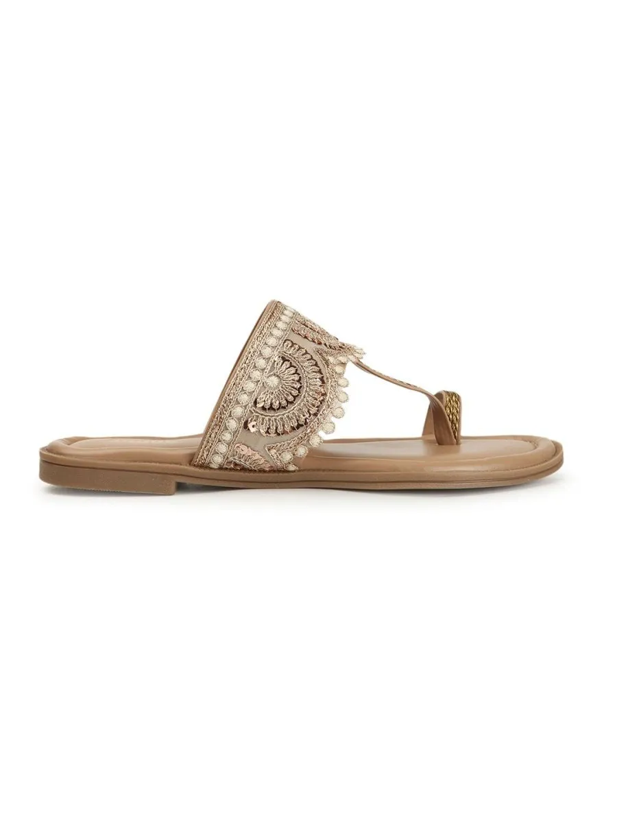 Anouk Women Slip-On Open Toe Flats