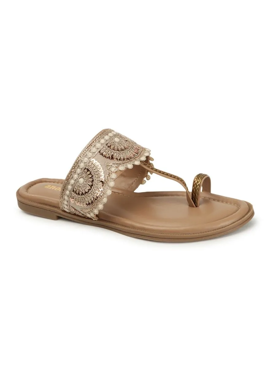 Anouk Women Slip-On Open Toe Flats