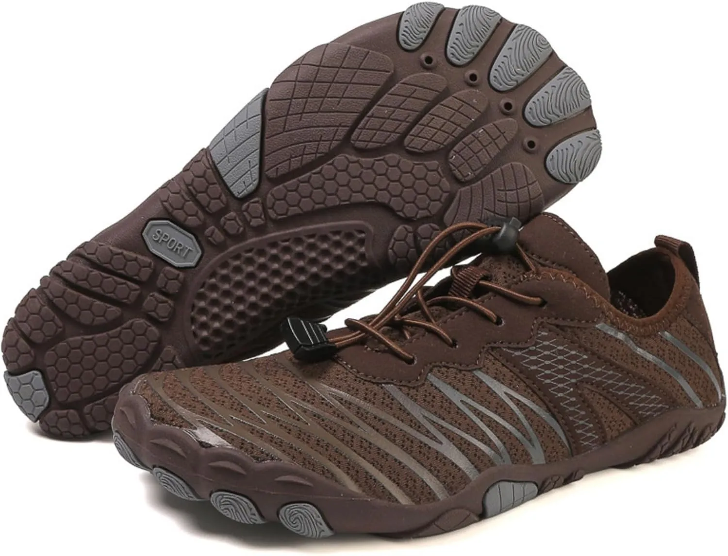 Barefoot Water Shoes for Women Wide Toe Box Shoe Pro-Healthy,Non-Slip Sneakers Pro Barefoot Shoes Beach Pool Aqua Swim Surf Hiking Footwear Summer Lightweight Running Trekking Trail Sneaker Unisex