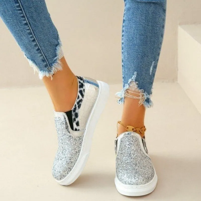 Casual Patchwork Round Comfortable Out Door Flats Shoes(3 Colors)