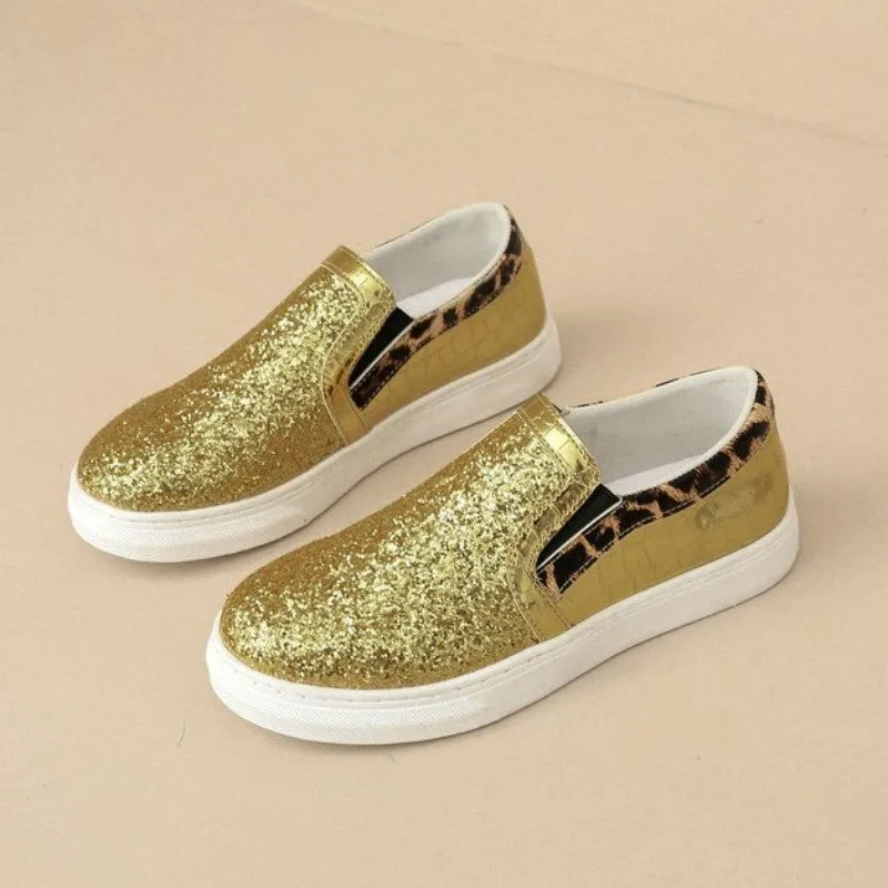 Casual Patchwork Round Comfortable Out Door Flats Shoes(3 Colors)