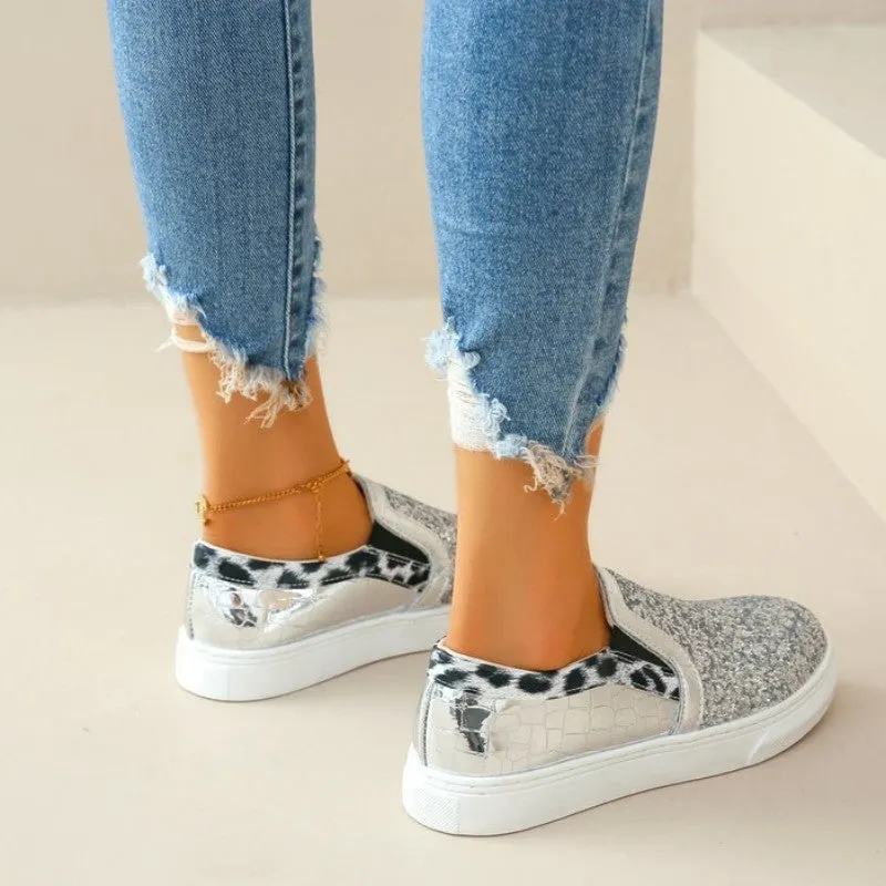 Casual Patchwork Round Comfortable Out Door Flats Shoes(3 Colors)