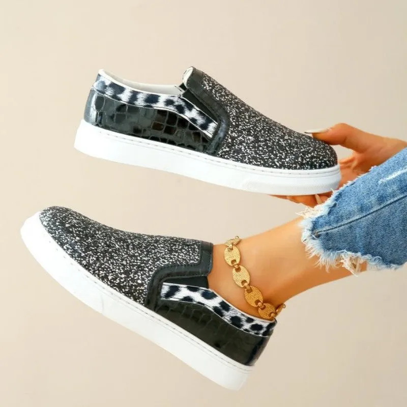 Casual Patchwork Round Comfortable Out Door Flats Shoes(3 Colors)