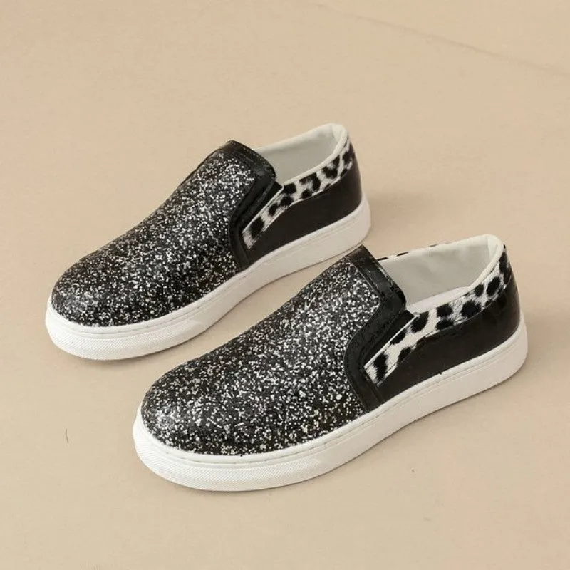 Casual Patchwork Round Comfortable Out Door Flats Shoes(3 Colors)