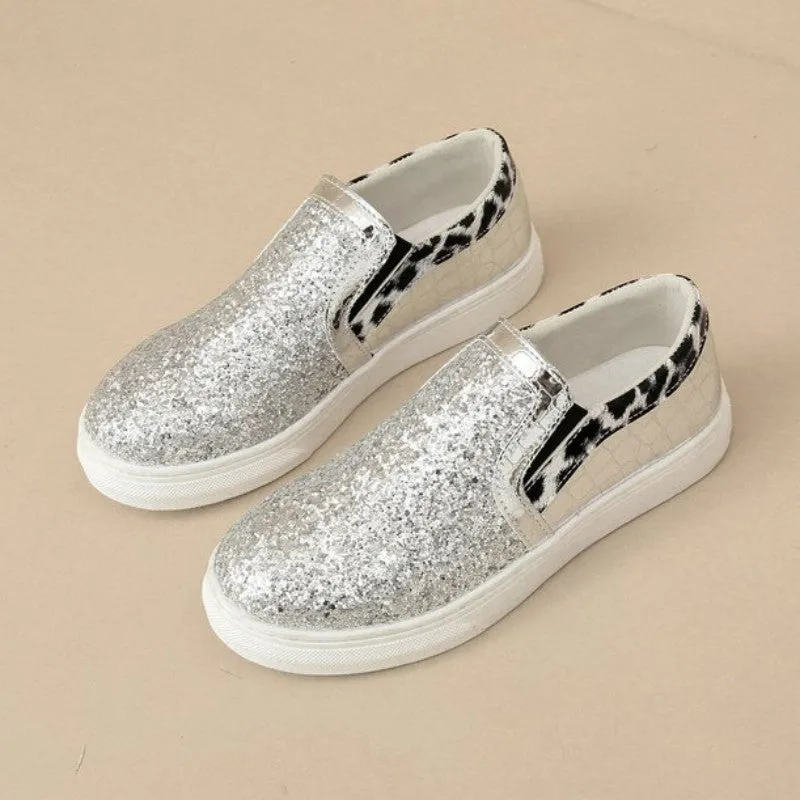 Casual Patchwork Round Comfortable Out Door Flats Shoes(3 Colors)