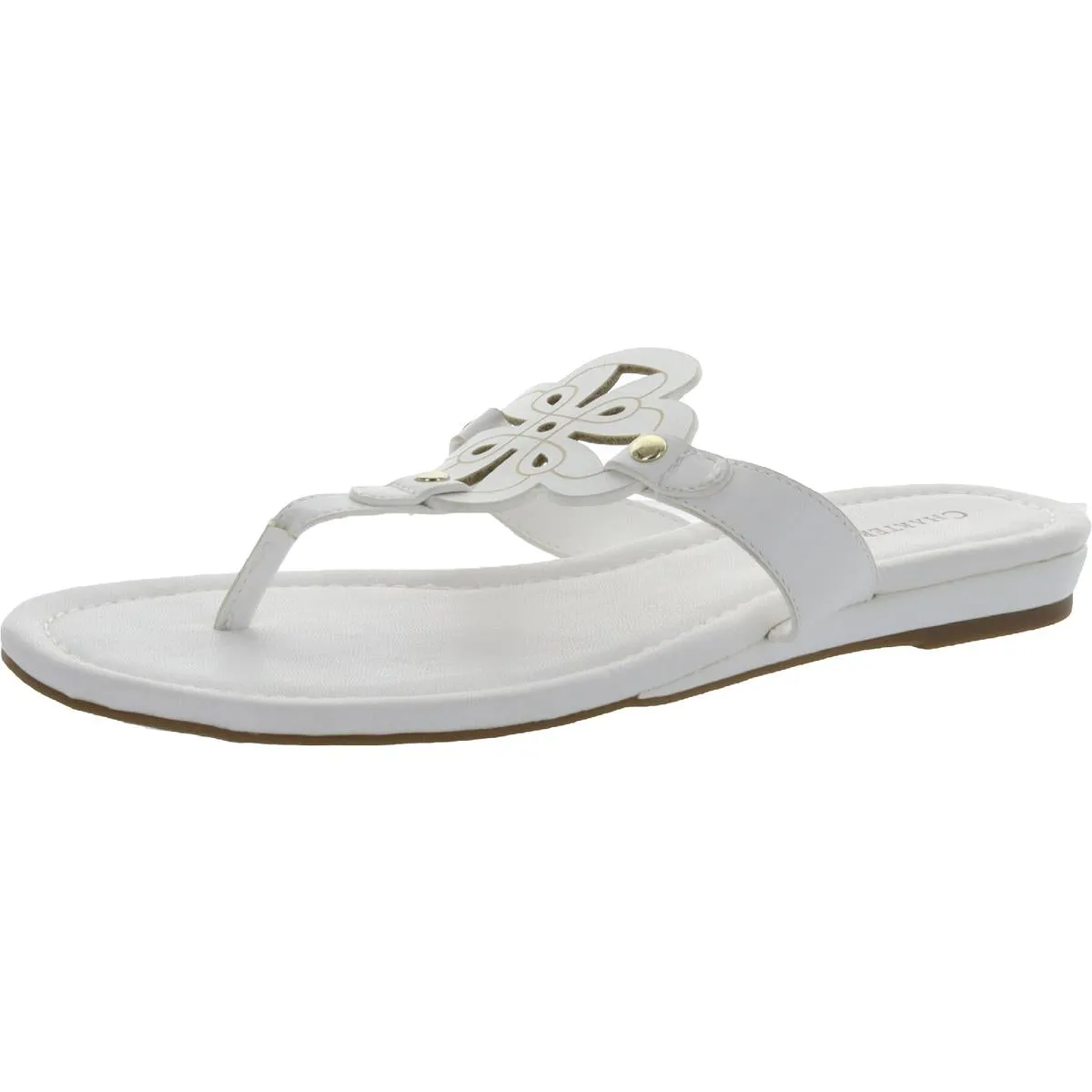Charter Club Womens Ozella Laser Cut Slip On Flats