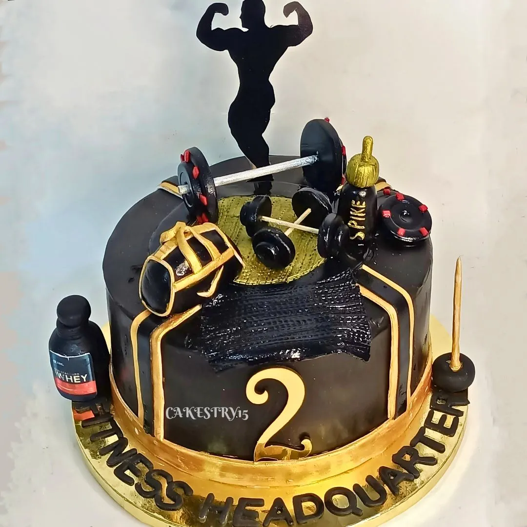 Gym Fitness Theme 2kg Cake