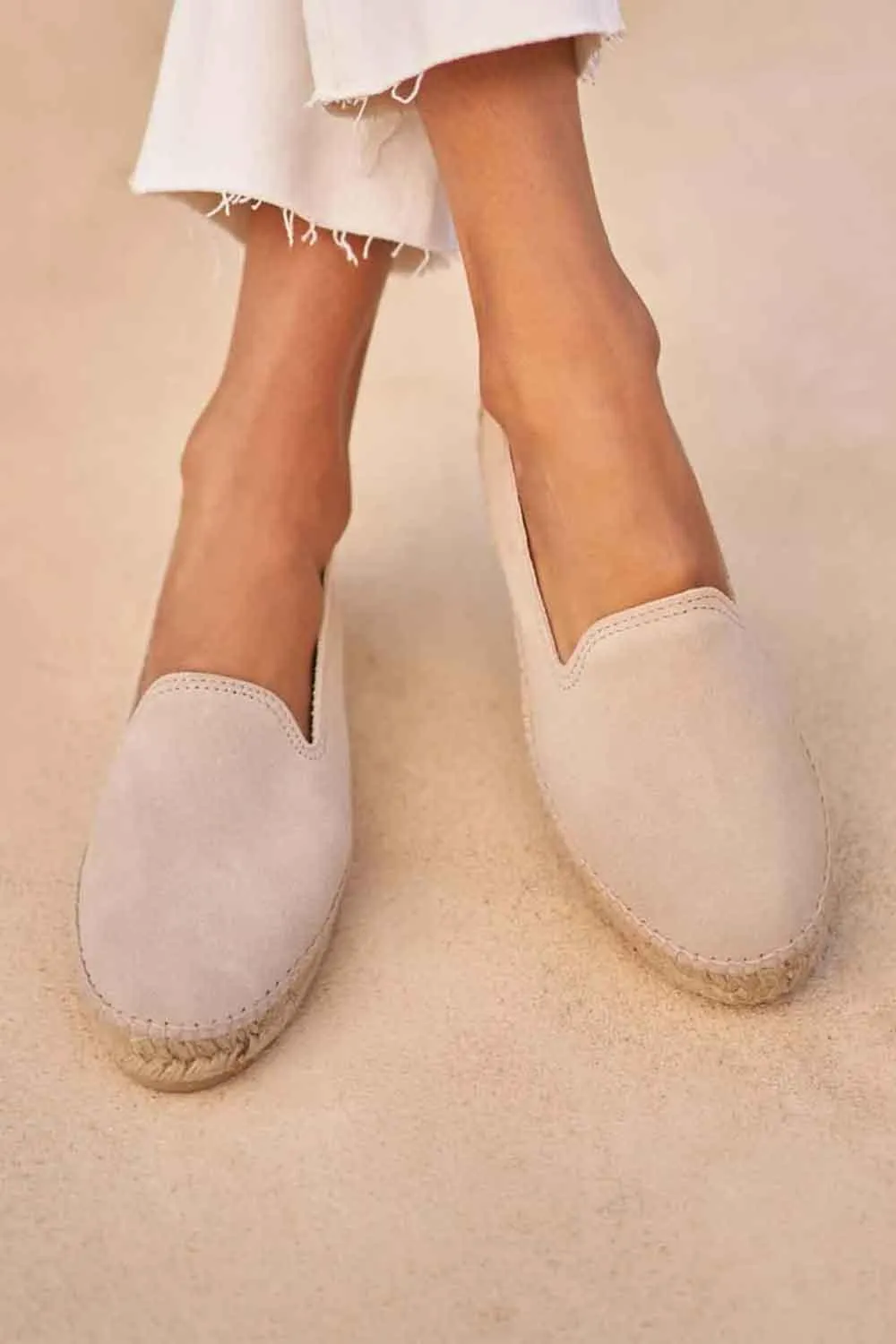 Hamptons Espadrilles Champagne Beige