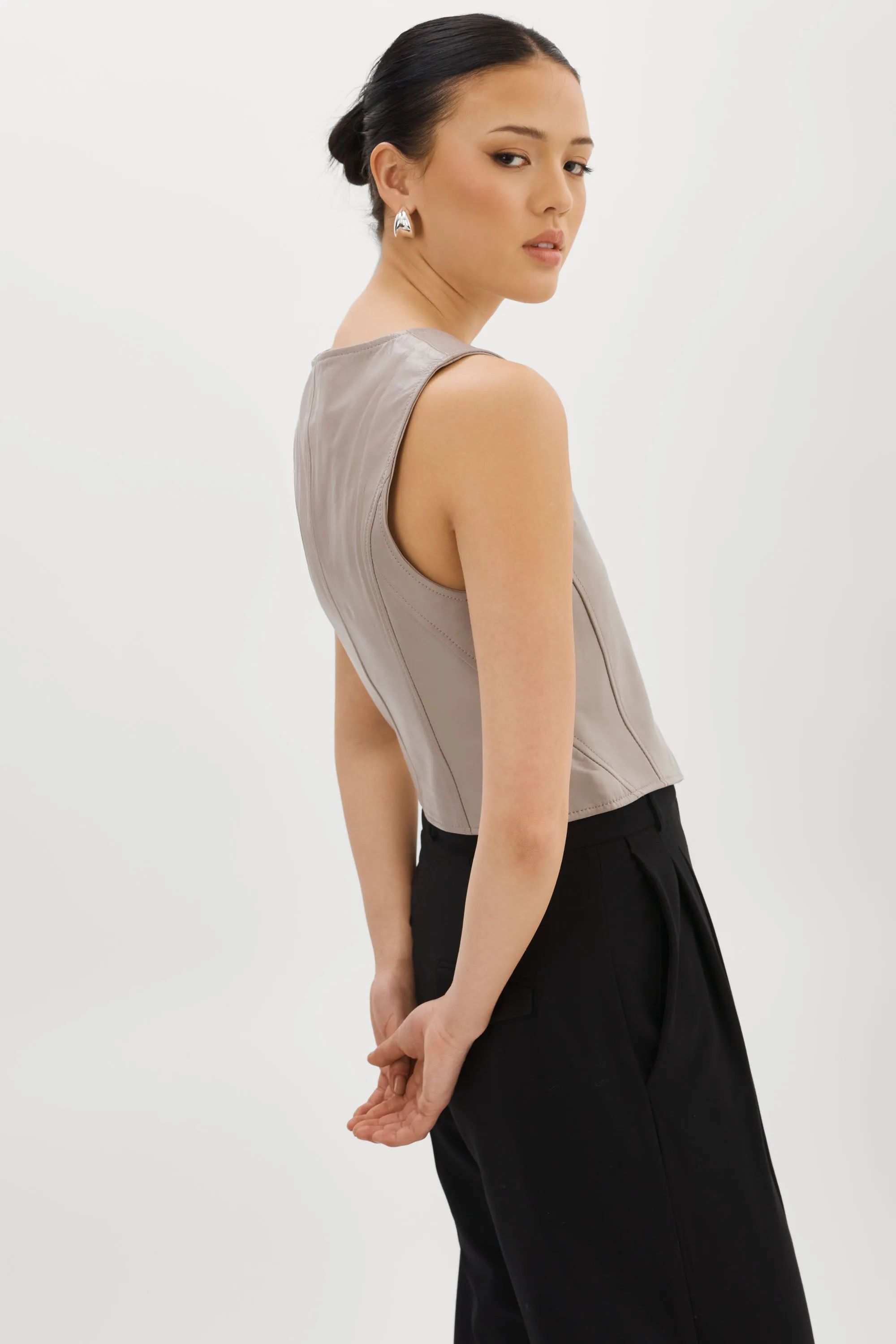 KALLIE | Leather Vest