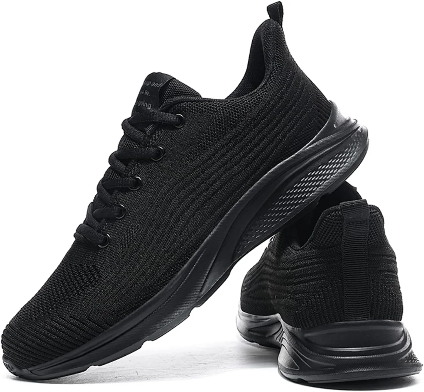 Men's Running Shoes Casual Walking Shoes Fashion Sneakers Mesh Workout Sports Shoes Lightweight Breathable Work Shoes