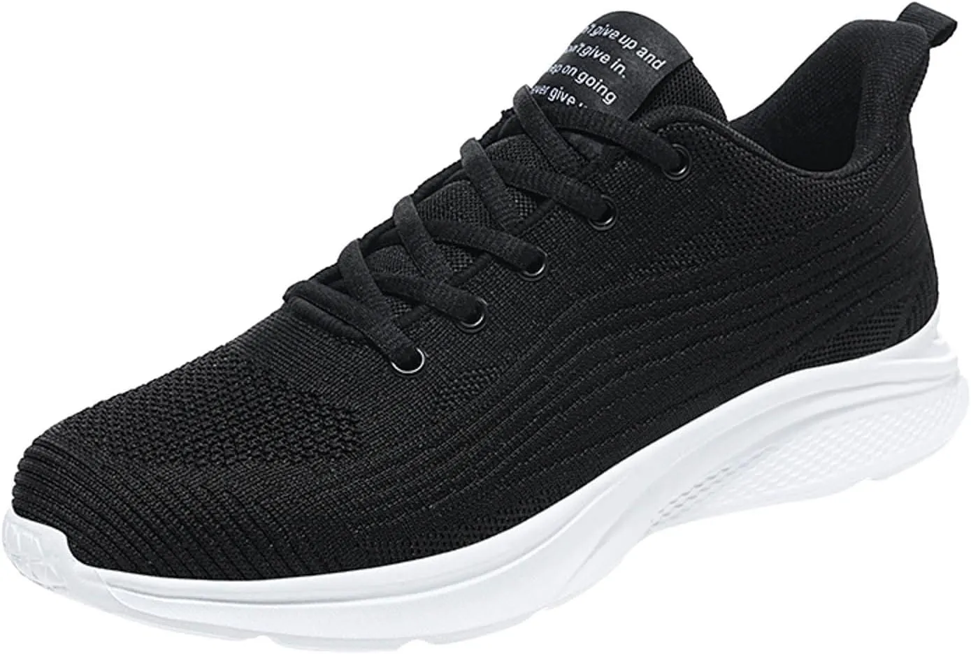 Men's Running Shoes Casual Walking Shoes Fashion Sneakers Mesh Workout Sports Shoes Lightweight Breathable Work Shoes