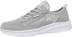 Men's Running Shoes Casual Walking Shoes Fashion Sneakers Mesh Workout Sports Shoes Lightweight Breathable Work Shoes