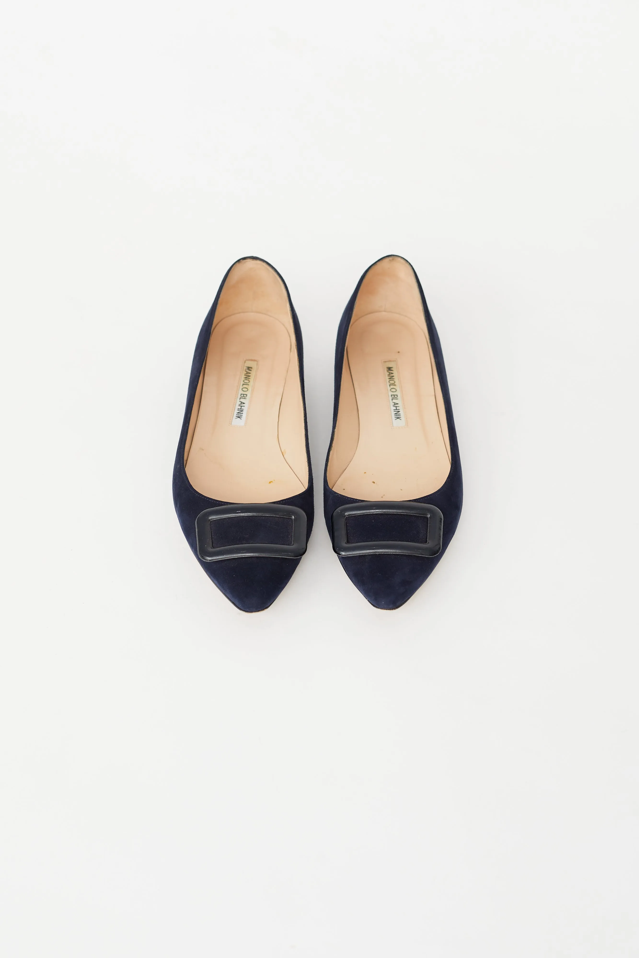 Navy Suede Maysale Ballet Flat