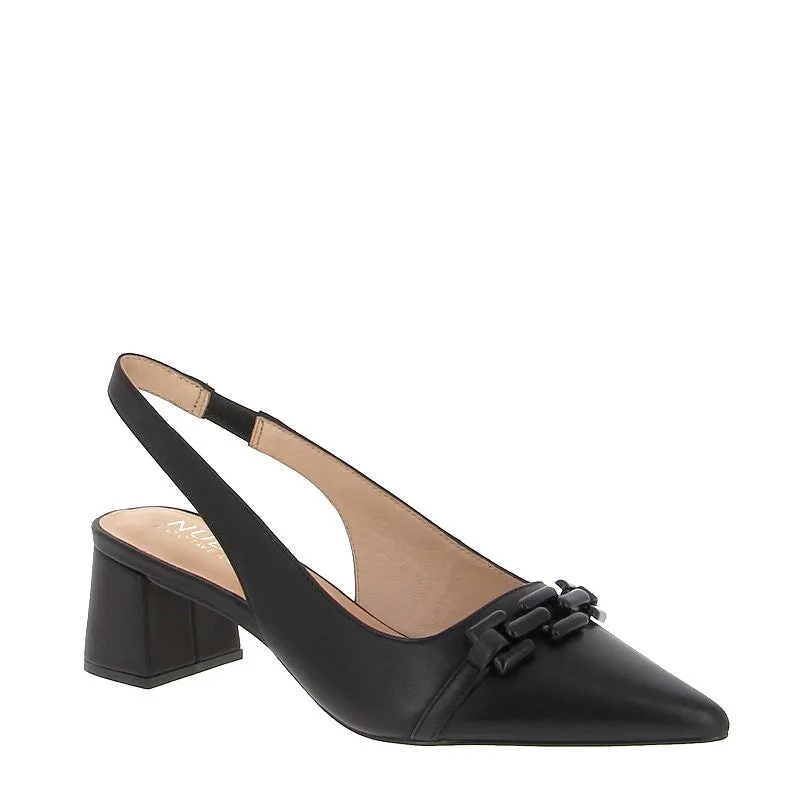 Nude Cyn Black Slingback Pump
