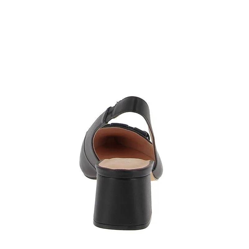 Nude Cyn Black Slingback Pump