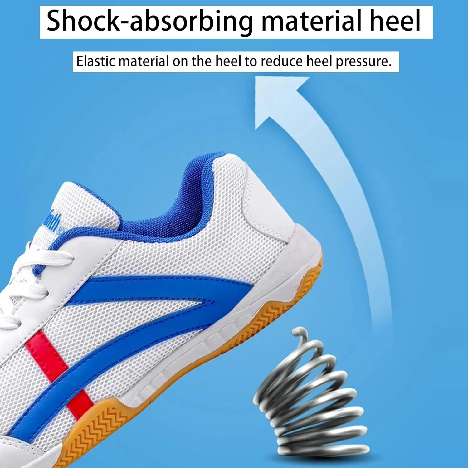 Pickleball Shoes for Mens Non Slip Comfort Badminton Tennis Sneakers Lightweight for Table Tennis Volleyball Sport