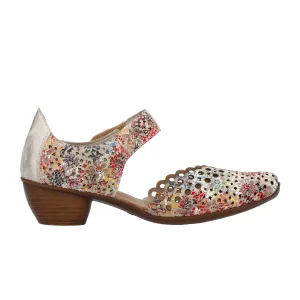 Rieker Mirjam 43753-91 Heeled Sandal (Women) - Beige Multi