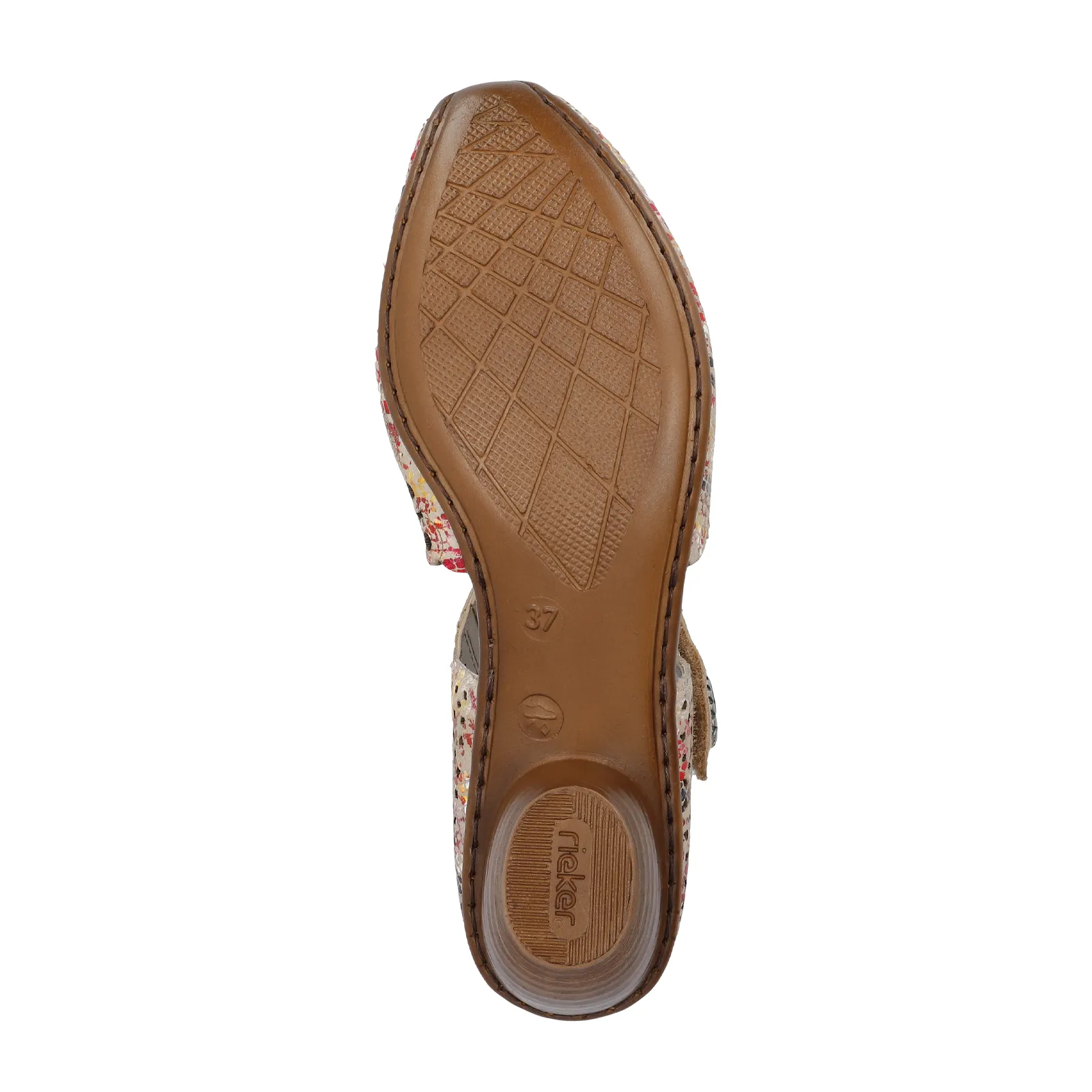 Rieker Mirjam 43753-91 Heeled Sandal (Women) - Beige Multi