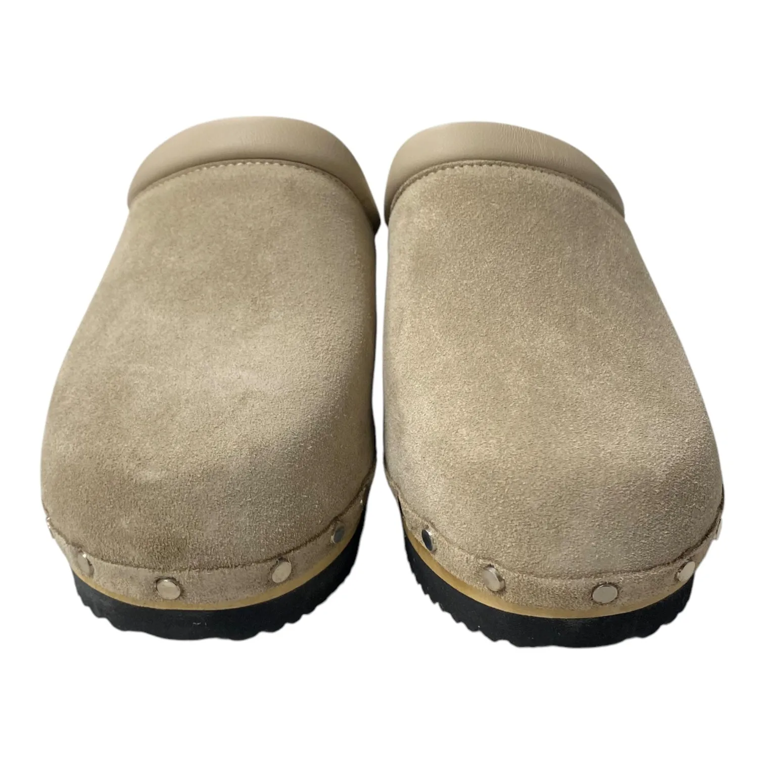 SHOES HEELS PLATFORM by M. Gemi In TAN, Size: 8.5