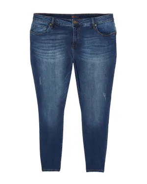 Walker High Rise Skinny - Short | Dark Wash