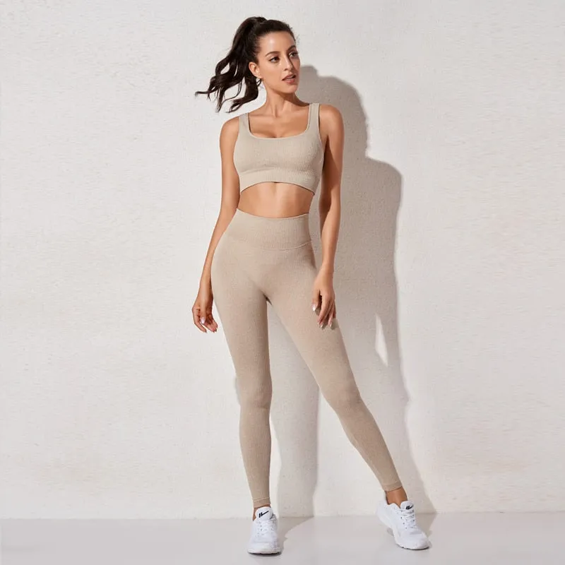 Women sportswear High Waist Sports Bra  Legging