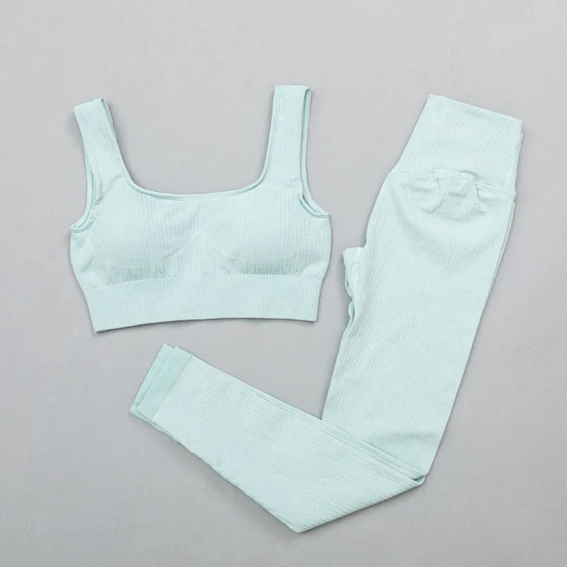 Women sportswear High Waist Sports Bra  Legging
